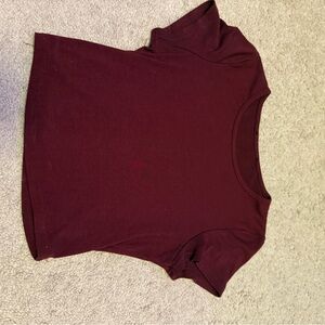 Women's Burgundy Top